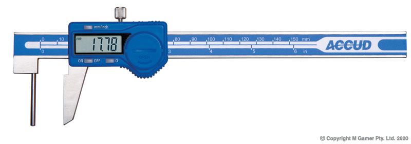 150mm Digital Tube Thickness Caliper